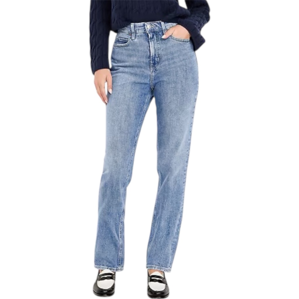 Old Navy Extra High Waisted Straight Jeans Women’s 6 Secret Smooth Pockets